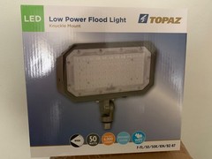 TOPAZ 70265 50W LED Outdoor Flood Light with Knuckle Mount, Bronze Finish