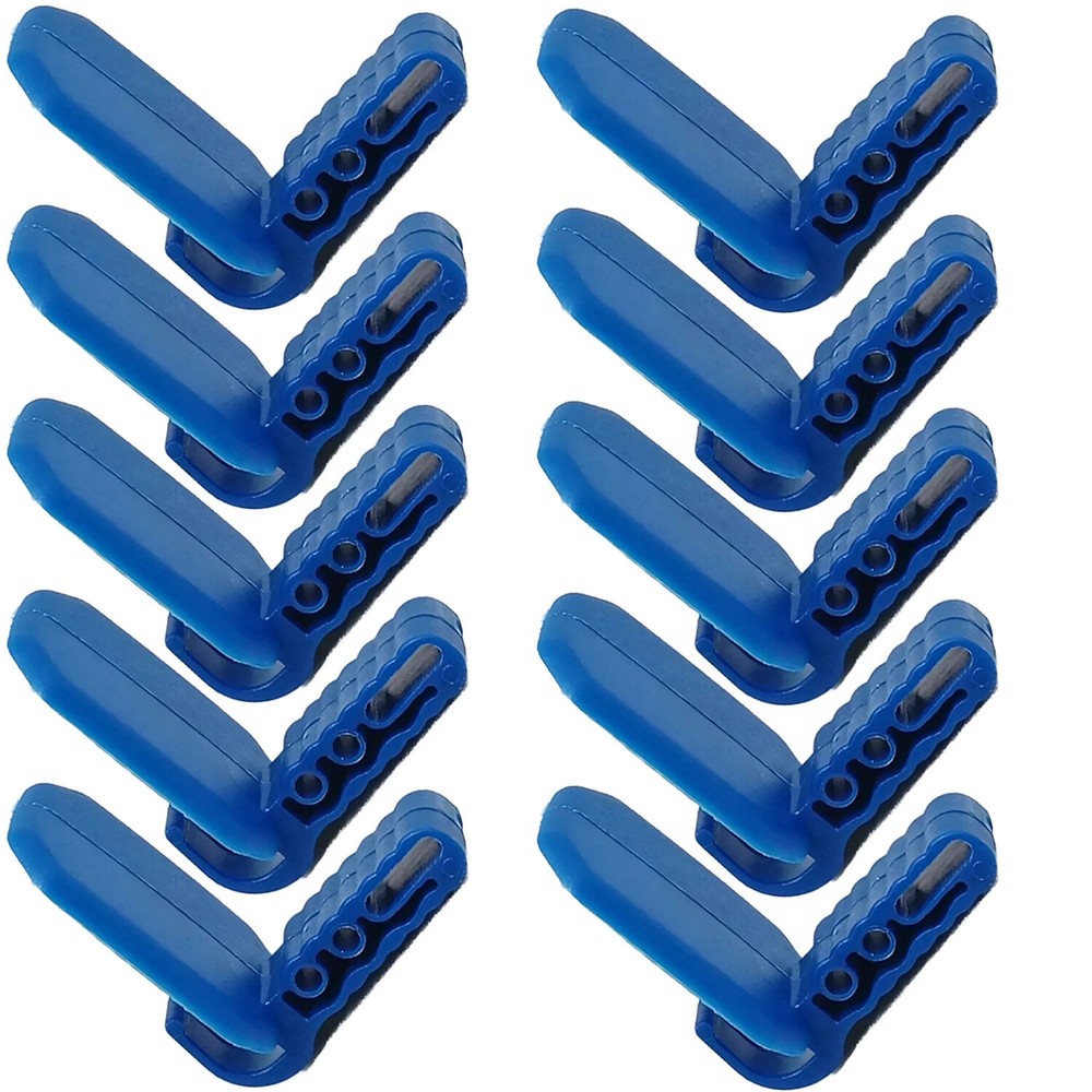 10pcs Dental Anterior Sensor Holder Autoclavable Dental X-Ray Positioning Blue
