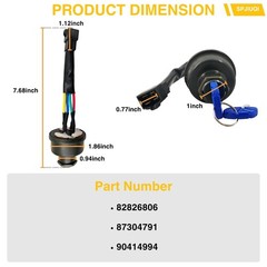 87304791 Ignition Switch for Ford New Holland Workmaster 45 50 55 60 65 70 75
