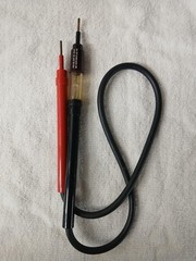 Vintage Ideal 61-040 Handheld Test-Glo Circuit Tester Red Black 80 to 600V AC-DC