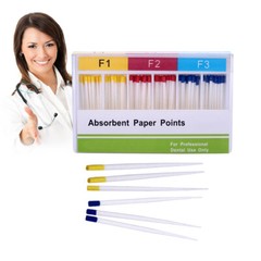 AZDENT Endodoncia dental Puntas de gutapercha y papel absorbente F1.F2.F3