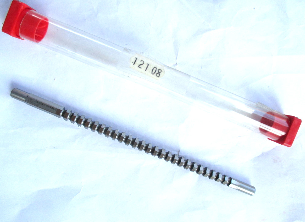 Hassay-Savage 8mm Hex H.S. Keyway Broach 12108. 8″ Total Length. 8mm Pilot