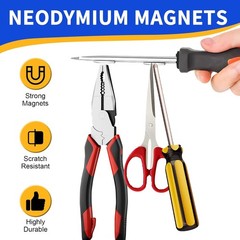 20 Pack Powerful Strong Neodymium Magnets Rare Earth Lifting Magnets 60x10x3mm..