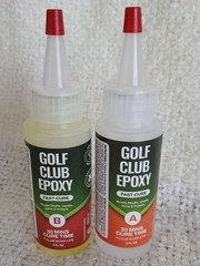 FORTIVO Golf Club Epoxy Fast-Cure Repair Glue A &B 2 FL oz Kit