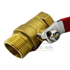 Ball Valve 3/4″ FNPT x 3/4″ MNPT Female To Male Brass Shut Off Water Air Fluid