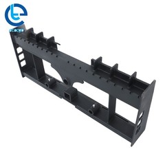 4000lb For Kubota Skid Steer Pallet Fork Frame W/ Receiver Hitch & Spear Sleeves