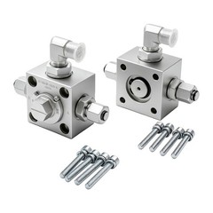 2 Three Way Diverter Valves for 1-2 ton Chinese Mini Excavator Fast Shipping