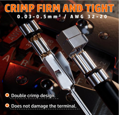 PEBA Crimping Tool and JST Connector Kit – 20 Types of 2.5 mm JST-XH Connecto…