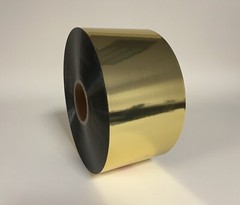 [SFSGD550] Gold Heat Sealable Packaging Film Roll – 5.50″ (140mm) Wide