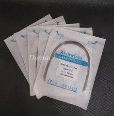Dental Orthodontic Arch Wire NiTi Stainless Steel Ovoid/Natural Round Wires