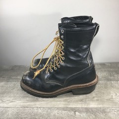 Mens Red Wing Shoes 2218 Logger Steel Toe Leather Work LoggerMax Boots Size 9.5