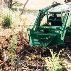 Titan Attachments Economy Series Stump Bucket Tree Scoop Digger Fits John Deere
