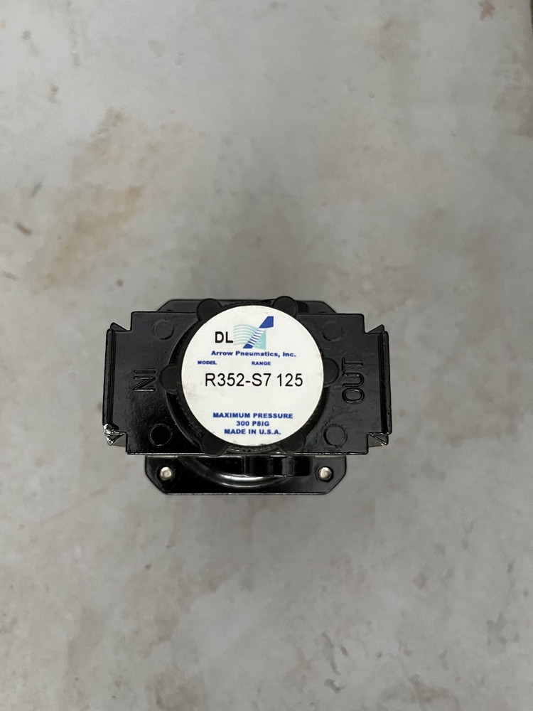 ARROW PNEUMATICS R352-S7 125 REGULATOR NSNP 300 PSIG Max