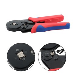 Ferrule Crimping Tool Kit AWG 23-7 Self-Adjustable Ferrel Crimper Kit W/1200PCS