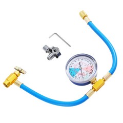BPV31 Bullet Piercing Tap Valve Kits w/ Pressure Gauge Fit For Home Refrigerator
