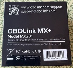 OBDLink MX+ OBD2 Bluetooth Scanner for iPhone, Android, and Windows