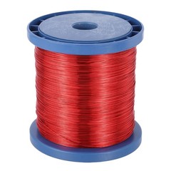 22 AWG Magnet Wire, 22 Gauge 80 oz Enameled Copper Wire, 155C(311F), Red,Blue