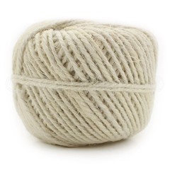 CleverDelights White Jute Twine – 100 Yards – 2mm Diameter – 100 Yards,
