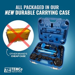 TEMCo 4″ HYDRAULIC KNOCKOUT PUNCH Electrical Conduit Hole Cutter Set KO Tool Kit
