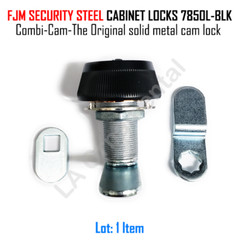 Lock FJM Security 7850 L Padlock Cabinet Blk Combi Cam Original solid metal Cam