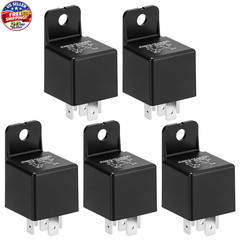 Motor Relay 5 Pin 24V 40A, Automotive Relay, 5 Pack Vehicle Relays Switch Power