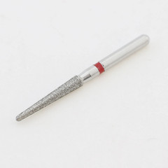 Dental Diamond Bur FG 850/016F Round End Taper Bur Fine Red Grit High Speed