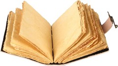 7×5 Book of Spells Leather Journal Grimoire Witch Notebook Vintage Diary