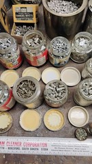 50 POUNDS OF ASSORTED TINNERS RIVETS AND OTHERS. TAKE THEM ALL.