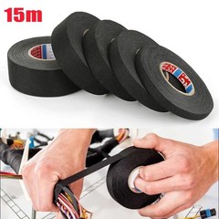 2 Rolls 50Ft Automotive Wire Harness Cloth Tape Heat Resistant Noise Dampening