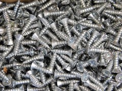 100-250-500-1000! #5 x 1/2″ Flat Head Phillips Wood Screws Steel Zinc Plated HF