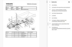 Volvo A40F Articulated Hauler Parts Manual 11001-99999 ON USB