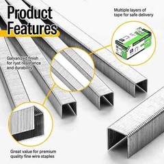 meite 22 GA 3/8″ Crown 3/16″ – 5/8″ Length Galvanized Upholstery Staples 71 Type