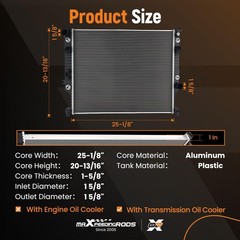 2909 Radiator for Mercedes-Benz ML350 R350 ML500 R500 2006-2012
