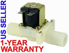 1/2 inch NPS Thread 110V-120V AC Plastic Nylon Solenoid Valve ONE-YEAR WARRANTY