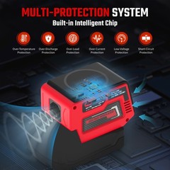 300W Portable DC Power Adjustable Compatible With Milwaukee 18V Battery USB DIY