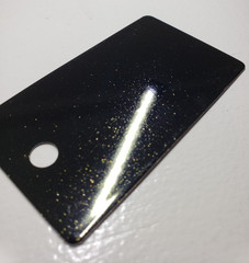 Black Sparkle Metallic Powder Coating Paint 1LB USA Made