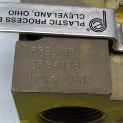 PLC SPS412B 1″ NPT x 1/2″ NPT 4 Way Brass Supply/Return Manifold Shut Off