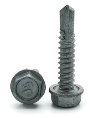#10 Hex Washer Head TEK 3 Self Drilling Screws Strong Shield Coated – All Length