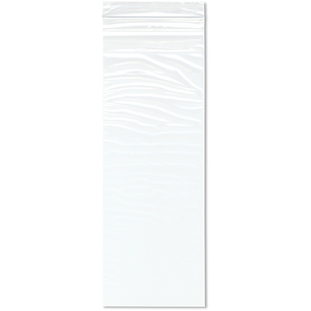 Plymor 5″ x 14″, 2 Mil Zipper Reclosable Plastic Bags