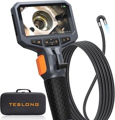 10FT Articulating Borescope with Light, 0.25inch Two-Way Endoscope Camera