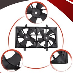 Radiator Cooling Fan Assembly for 2003-2008 Maxima 2002-2006 Altima 620-419