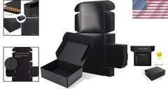 Black Corrugated Cardboard Boxes 20-Pack
