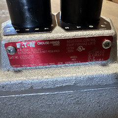 🔴Crouse-Hinds EDS215 Factory Sealed Explosion Proof Push Button Station‼️