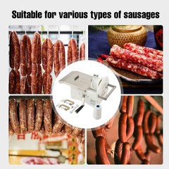 Stainless Steel Commercial Manual Hand-Rolling Sausage Tying & Knotting Machine