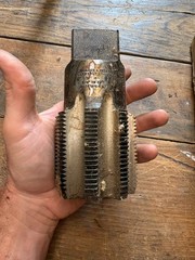 Vintage Morse Pipe Tap 2-1/2″ Taper No. 1115 Die American Standard Metalwork