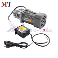 AC Gear Motor 120W 110V 18RPM 80K Ratio Worm Drive Speed Control CW/CCW 14mm