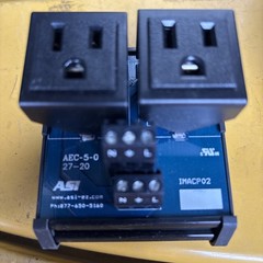 Asi Electronics IMACP02 Duplex AC Power Outlet FNOB