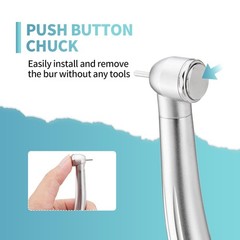 Sibodent E-generator Dental LED Fiber Optic High Speed Handpiece 4 Holes YBM