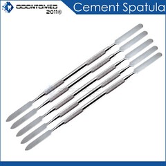 8 Pcs Dental Cement /Wax Spatulas Double Ended Mixing Scraper Stainless Steel