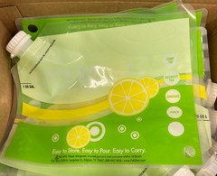 NEW BRAND Pak-Sher 9003 Cateraid Clear 1 Gallon Beverage Bag – 15 Units